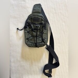 Duchamp Dark Green Belt Bag